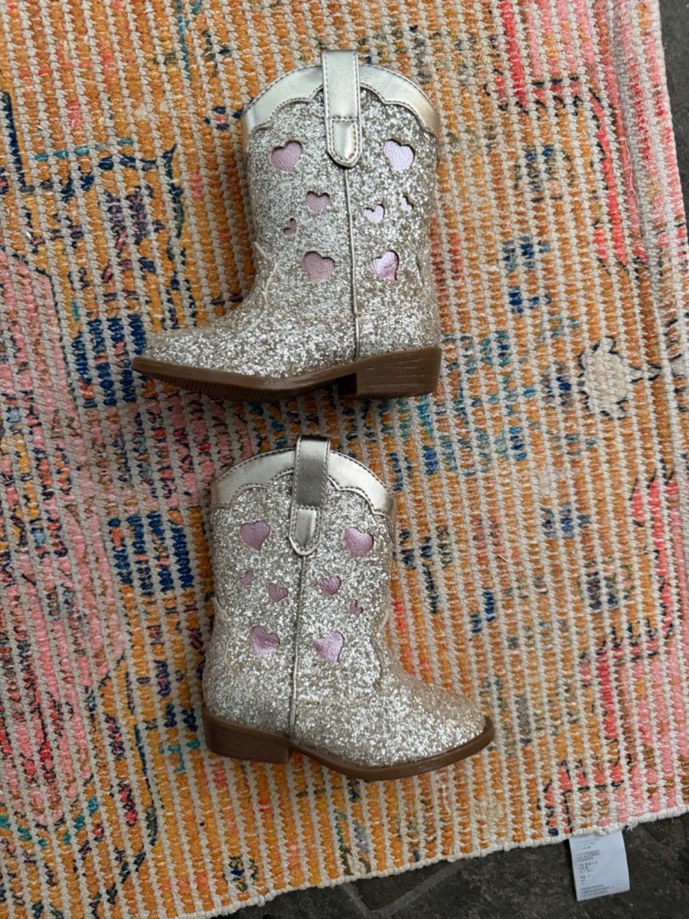 Glitter Cowgirl baby boots size 24